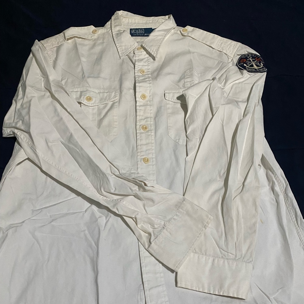 Ralph Lauren , Great Lakes button down with a Patch on sleeve